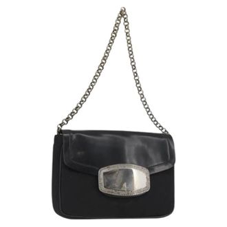 Prada Pre-owned Vintage Shoulder Bag - Dames - Pre-owned - Zwart - Maat: ONE Size Leer