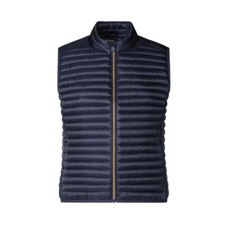 Save The Duck Waistcoats, female, Blue, XS, Blue Slim Fit Jacket with Plumtech Padding