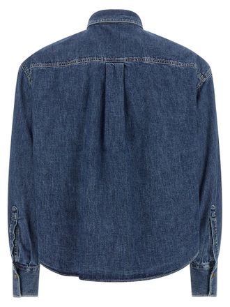 Brunello Cucinelli Womens Blue Cotton Blouse