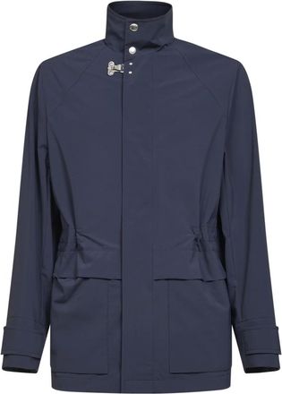 Brunello Cucinelli Jassen, Heren, Blauw, XL, Lichtgewicht Jas