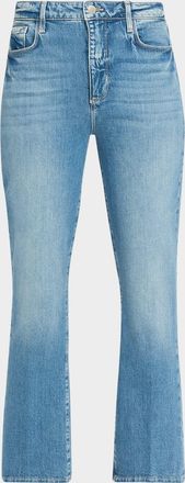 L'agence Mira Ultra High Rise Cropped Micro Bootcut Jeans