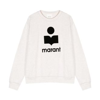 Isabel Marant Mikoy Sweatshirt - male - Isabel Marant - Sweatshirts - Beige - XL - Sweatshirts & Hoodies