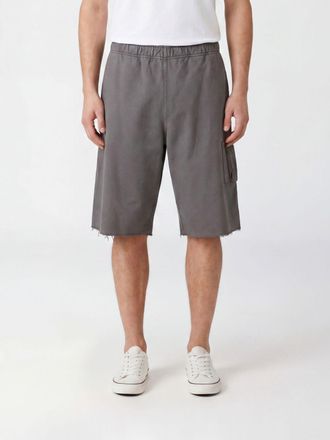 Maison Margiela Shorts cargo in cotone al ginocchio con vita elasticizzata