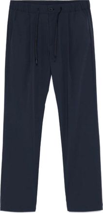 Herno Broek met trekkoord - Heren - Straight fit broeken - Blauw - L - Polyester - Broeken