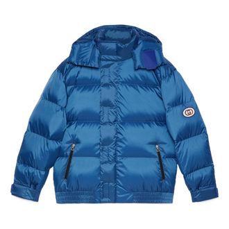 Gucci Down Jacket With Detachable Hood Blue 714813-Z8A5L-4269