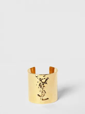 Saint Laurent Bracciale Cassandre in ottone