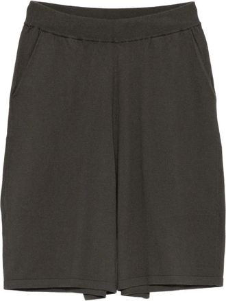 Frenckenberger Shorts con vita elasticizzata e tasche - Nero