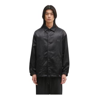 Yohji Yamamoto GFX Coach Jacket - Heren - Zomerjassen - Zwart - M - Katoen - Jassen