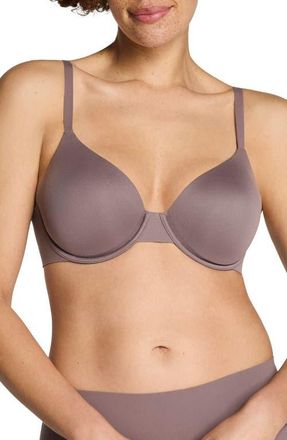 Spanx Lightly Lined Underwire T-Shirt Bra in Granite at Nordstrom, Size 36Ddd