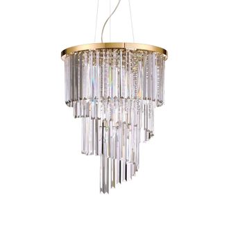 Netlighting Carlton 12 Light Pendant Light Gold E14