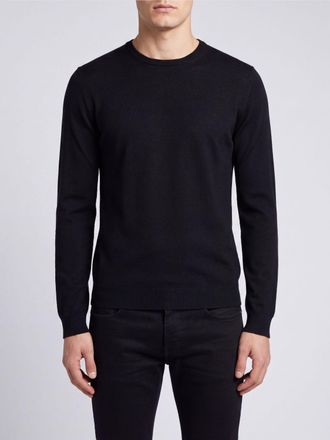 Roberto Collina Pure Virgin Wool Long-Sleeved Crewneck Jumper