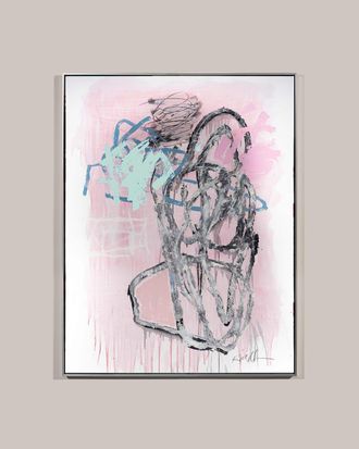 RFA Fine Art Seated Figure Silver Giclee by Robert Robinson
