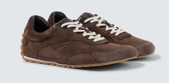 Bottega Veneta Orbit Flash suede sneakers