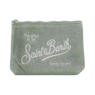 MC2 Saint Barth Clutches, female, Green, Size: ONE SIZE Aline Lurex 03006L Clutch