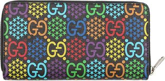 Gucci Pre-owned Gucci GG Supreme Psychedelic Zip Around Wallet Ladies HUVRW85UML3WR47W