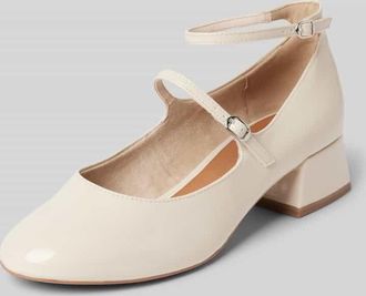 Tamaris Tamaris Pumps mit Blockabsatz in Beige, Gr&ouml;&szlig;e 42