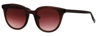 Tom Tailor Sonnenbrille TOM TAILOR Modell 676005, Damen, braun transparent, leicht transparent, Sonnenbrillen Sonnenbrille, Form Feminin, Logoschriftzug auf B&uuml;ge