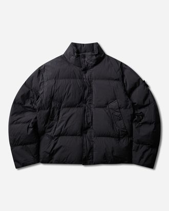 Stone Island Men s Crinkle Reps NY Down Jacket Black