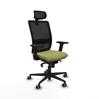 Piqueras y Crespo Silla De Oficina Piqueras Y Crespo Haches Negro Soporte Lumbar
