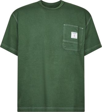 Roy Rogers Werk T-shirt - Heren - Tops - Groen - Maat: S