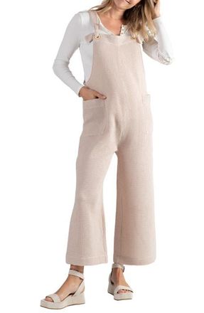 Cache Coeur Maternity and Nursing Dungaree Maya in Beige at Nordstrom, Size Xx-Large