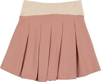 Maniere Kids Tennis Club Cotton Blend Skirt in Mauve at Nordstrom, Size 4