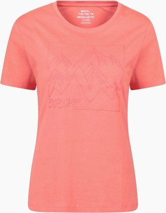 Mountain Warehouse Womens Mountain Warehouse Womens/Ladies Hiking Trail T-Shirt - Pink - Size: 12