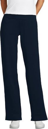 Lands End Starfish Mid Rise Straight Leg Pants in Radiant Navy at Nordstrom, Size X-Large Short