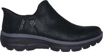 Skechers Womens Easy Going Modern Shoes In Black