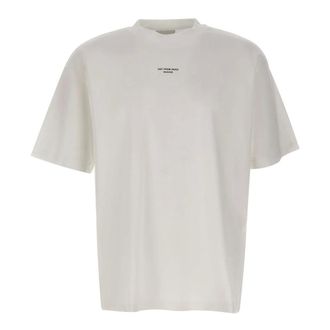 Dr&ocirc;le de Monsieur Heren, Tops, Wit, Maat: XL Katoen