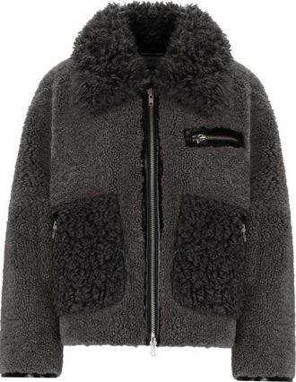 Stand Studio Stand Studio, Dames, Jassen, Grijs, Maat: XS Synthetisch