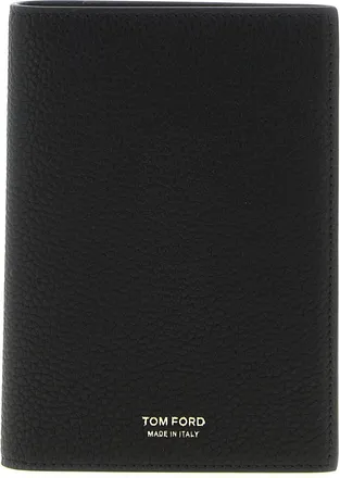 Tom Ford Hammered Passport Holder Portafogli Nero-Uomo