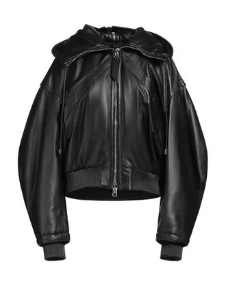 レザージャケット・コート THE ATTICO FW25 JACKET LEATHER (WCG00084LBT137AA 100) 0400019807425_BLACK?wid=830&