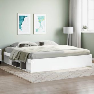 Berkfield Home Bed Frame White 200x200 cm