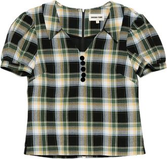 Shushu/Tong plaid blouse - Black