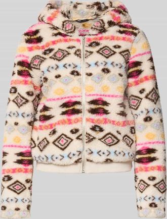 Only Regular Fit Sweatjacke mit Kapuze Modell ANNA in Pink, Größe XL