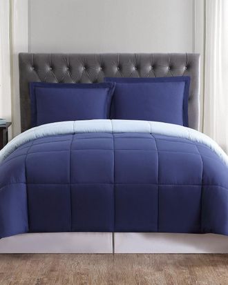 Truly Soft Everyday Reversible Navy Comforter Set
