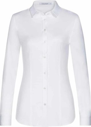 Soluzione - Camiceria Ticino 760-269 10 Blouse - Dames - Overhemden - Wit - 2XL - Leer - Overhemden