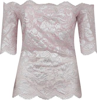 Paco Rabanne Blouses, female, Pink, S, Stylish Pink Purple Topwear