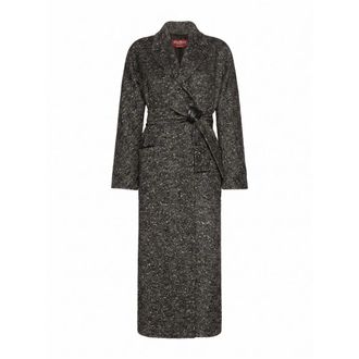 Max Mara Eroso Long Coat - Coats - Mujer - Negro - 2XS