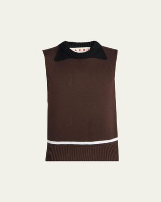 Marni Crewneck Sleeveless Sweater