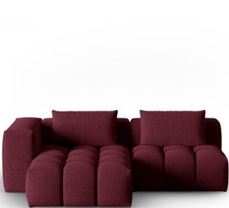 CXL by Christian Lacroix 3-Sitzer Designer Ecksofa Lorella mit Ottomane und Eckteil links - Strukturstoff