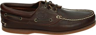 Timberland Casual bruin leren herenschoenen - Heren - Bootschoenen - Bruin - 47 1/2 EU - Leer - Schoenen