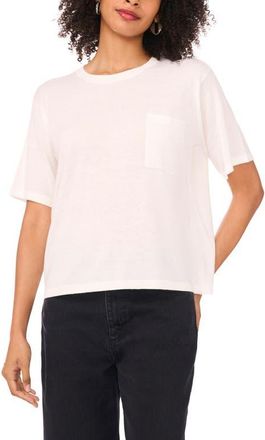 Vince Camuto Pocket T-Shirt in Ivory Creme at Nordstrom, Size X-Large