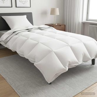 vidaXL Vidaxl Set Piumone Per Tutto LAnno 2 Pz 137 X 200 Cm 150+250 Gsm