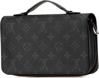 Louis Vuitton Pre-owned Clutches, female, Black, Size: ONE SIZE Pre-owned Plastic Wallet