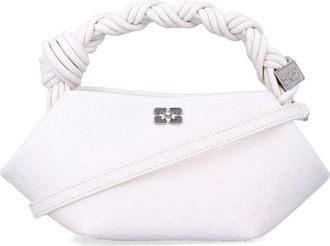 Ganni White Bou Medium Crossbody Bag