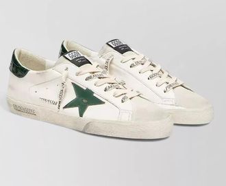 Golden Goose superstar sneakers round toe flat sole distressed