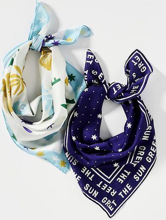 Anthropologie Celandine Square Scarf