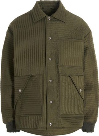Khrisjoy Olive Chore Quilted Down Jacket